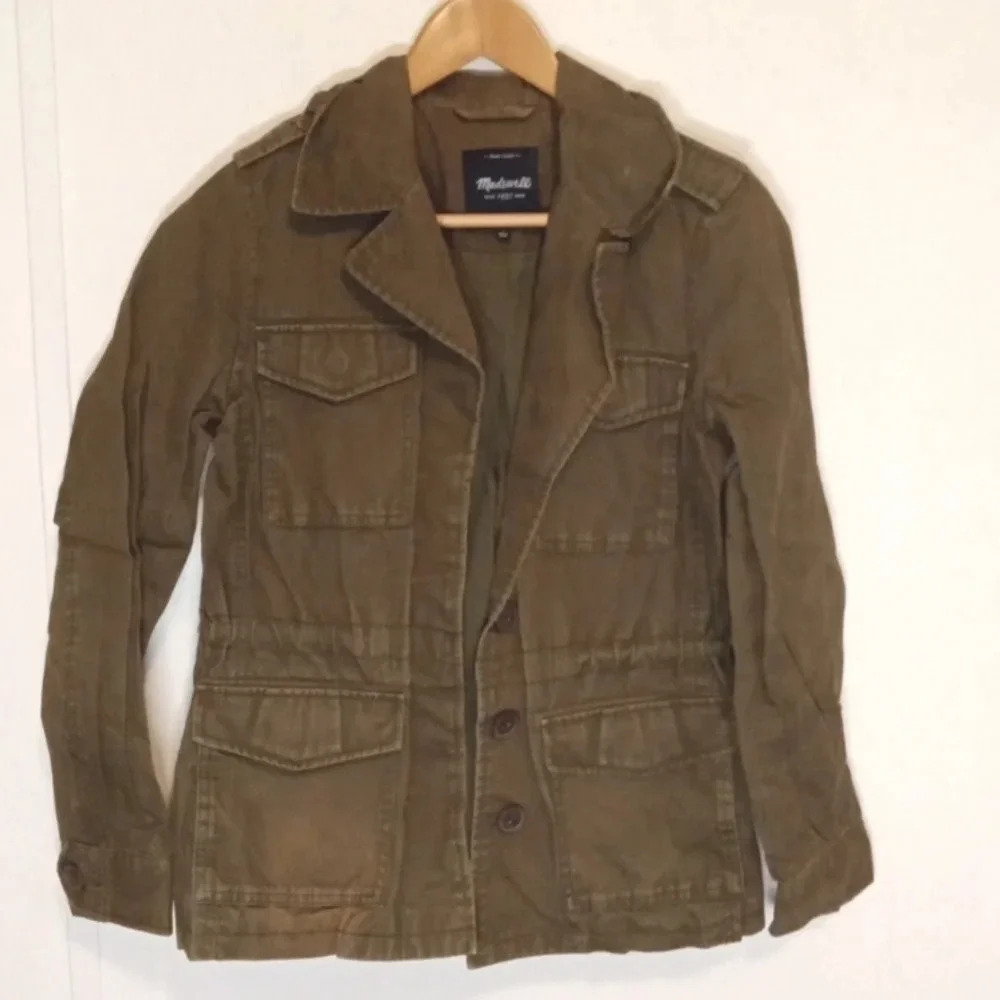Madewell Utility Jacket Button Up Size Small Women - image 1